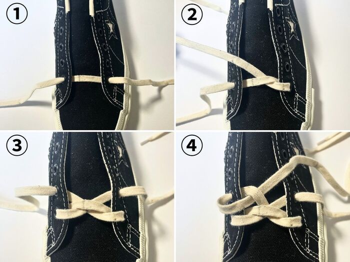 結び方をちょこっと変えるだけで「あら、おしゃれ♡」。今すぐマネしたいスニーカーの靴紐アレンジ3選！