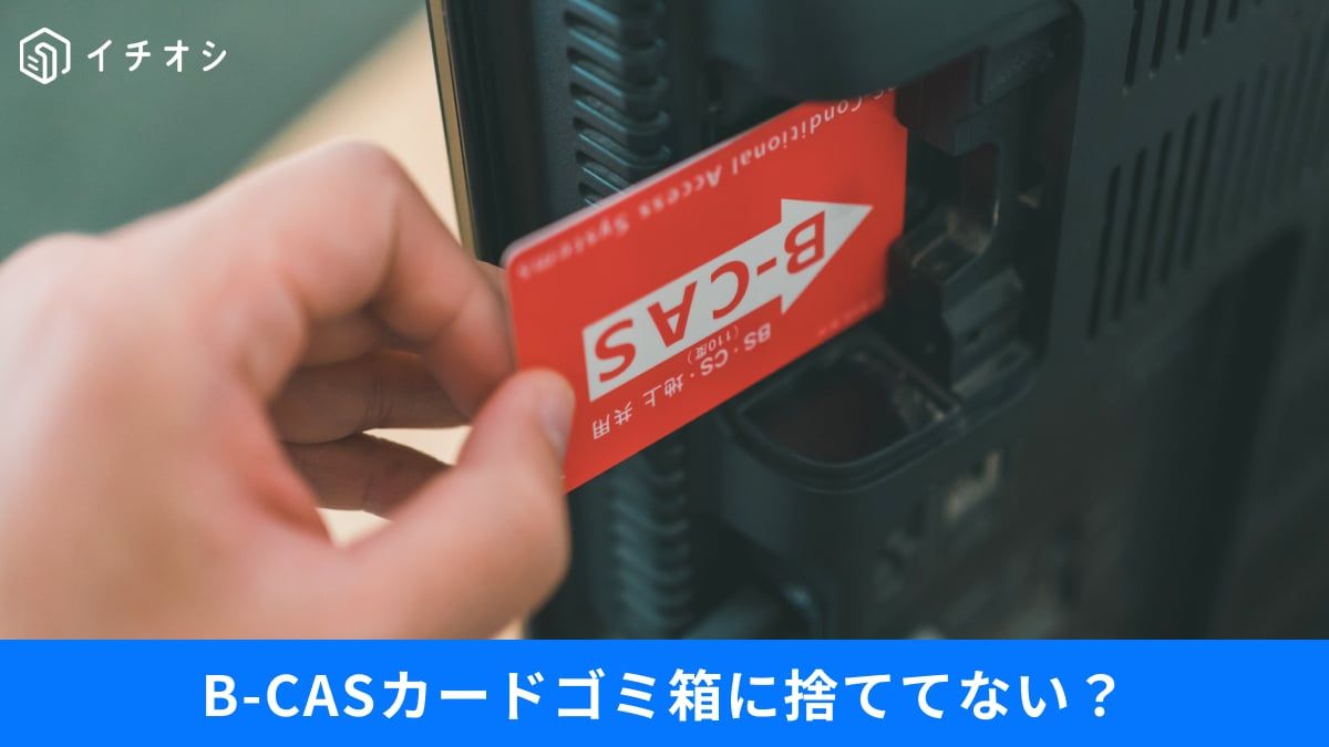 B-CASカード」そのまま捨ててない？悪用されるとヤバい…意外と知らない