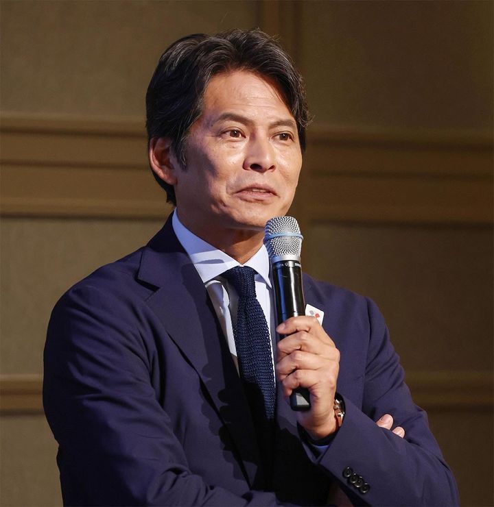 織田裕二さん（2015年撮影、時事）