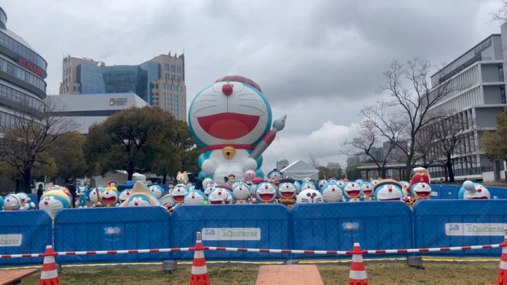 『100％ドラえもん＆フレンズ in 東京』の展示