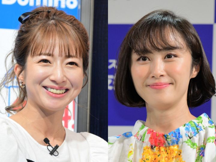 （左から）辻希美、山口もえ クランクイン！ width=
