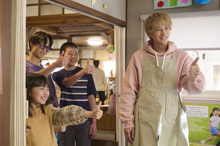 『タツキ先生は甘すぎる！』第1話より （C）日本テレビ width=