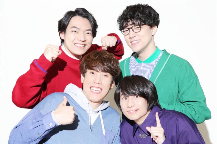 （上段左から）QuizKnock伊沢拓司、ふくらP、（下段左から）須貝駿貴、山本祥彰 クランクイン！ 写真：高野広美 width=