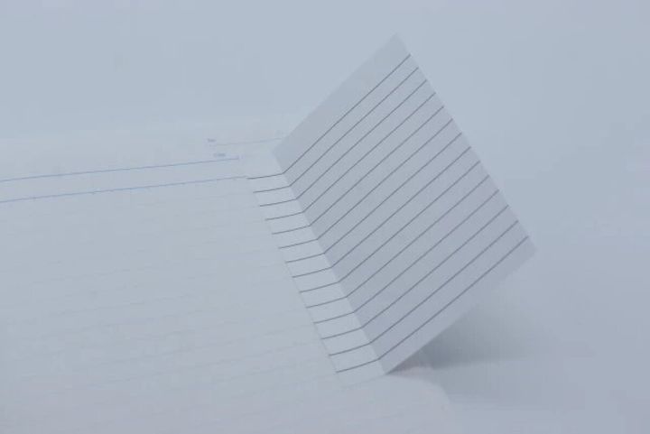 ダイソーのノート罫線入ふせんはノートのページを延長して書き込める