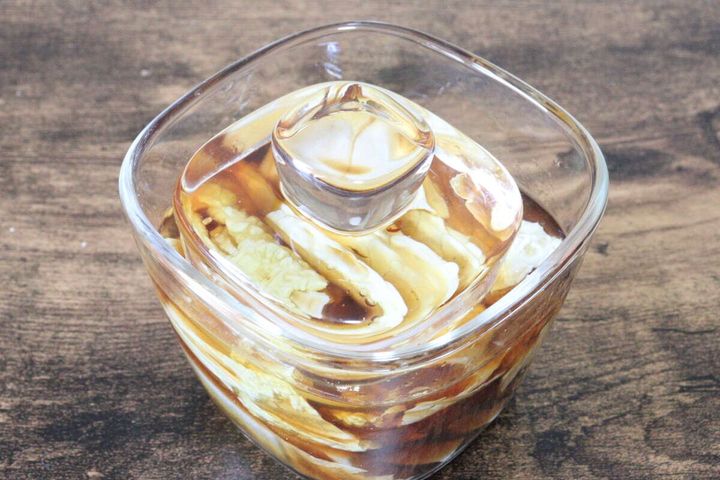 ソーダガラス 重石 使用例