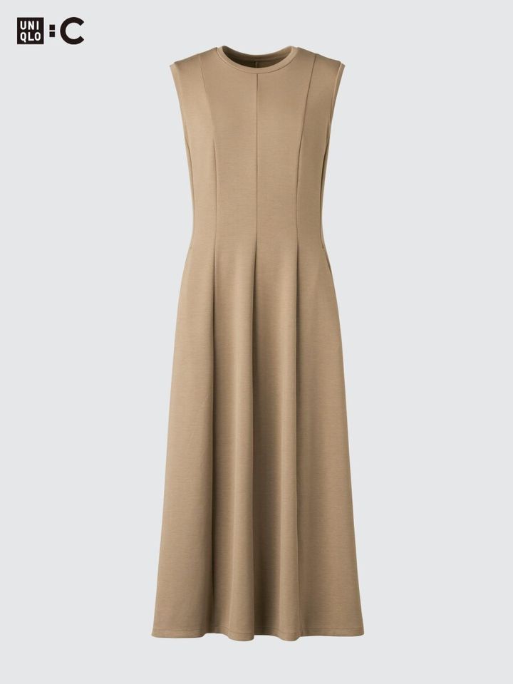 2026春夏ユニクロ大人女性コラボフィットアンドフレアワンピース