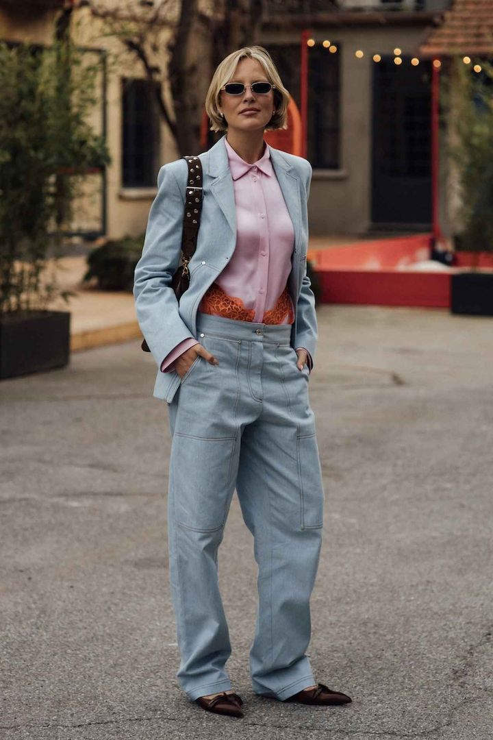 画像: デニム素材で強さを中和