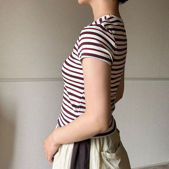 ユニクロミニTの着丈とスカートのバランス