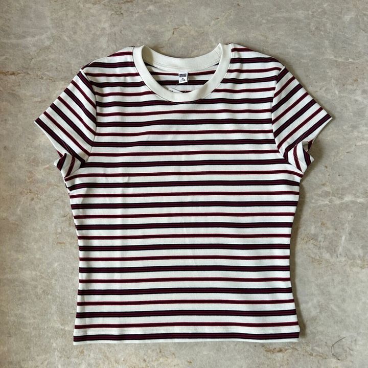 ユニクロミニTのボーダー柄商品写真