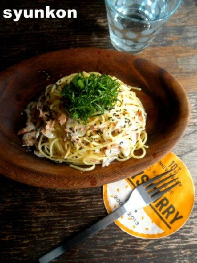「ツナと新玉ねぎのわさびマヨしょうゆスパゲッティ」レシピ