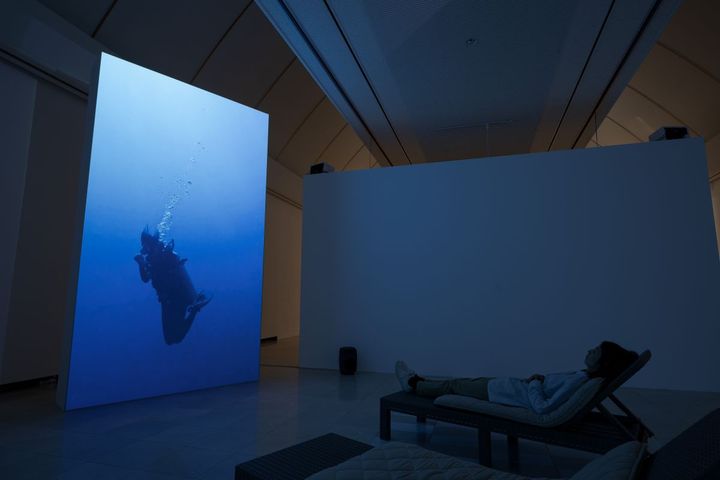  「海の中に祈りを溶かす」2022-23 映像 photo by yanagihararyohei