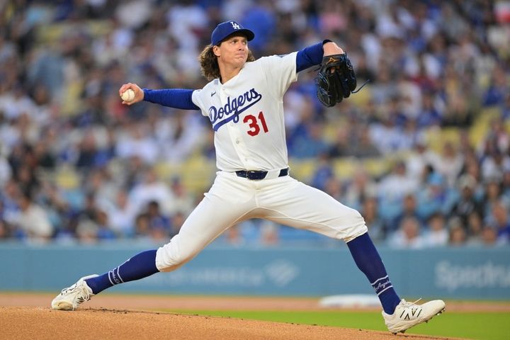 ドジャースのタイラー・グラスノー（C）Getty Images