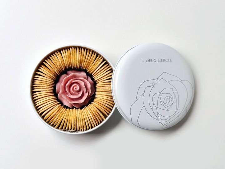 J.DEUX CERCLE リングバニラ ローズチョコ（缶）