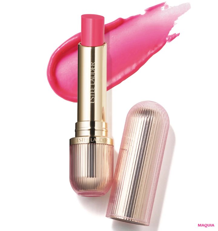 俳優 宮﨑 優さん × ヘア＆メイク 福岡玲衣さんの多幸感メイク エスティ ローダー フューチャリスト ハイドラプランプ リップ バーム 706