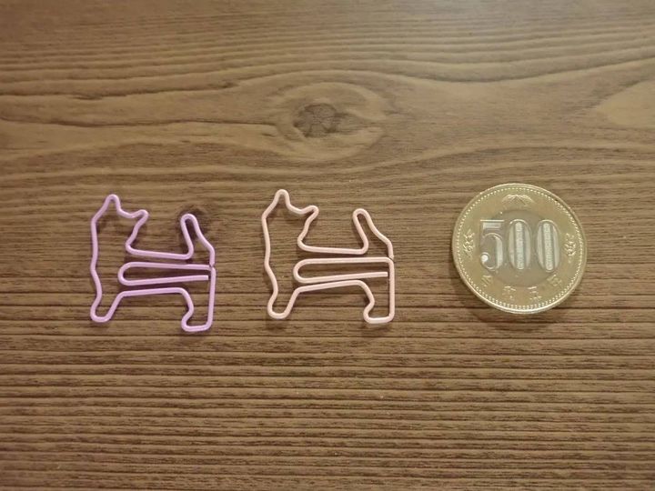 DAISO(ダイソー)：ペーパークリップ(ネコ)