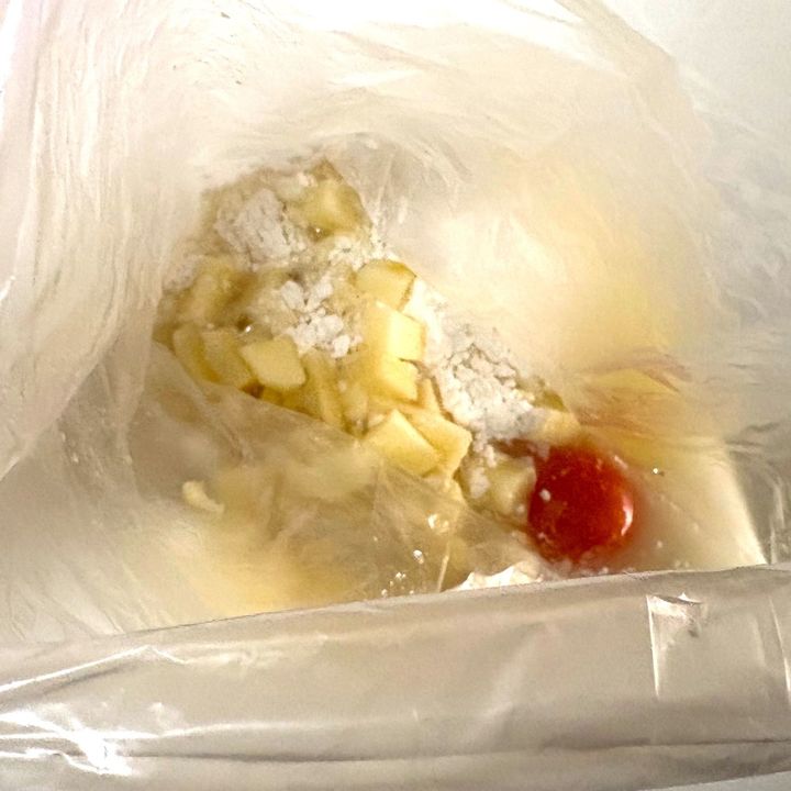 りんご蒸しケーキの作り方