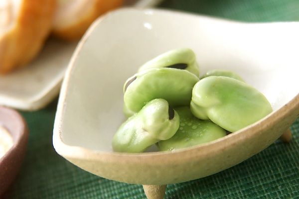シンプルが一番！そら豆の塩ゆで