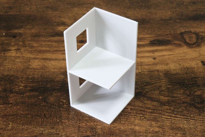 セリアのミニチュア1Rワンルームを2つ連結した状態