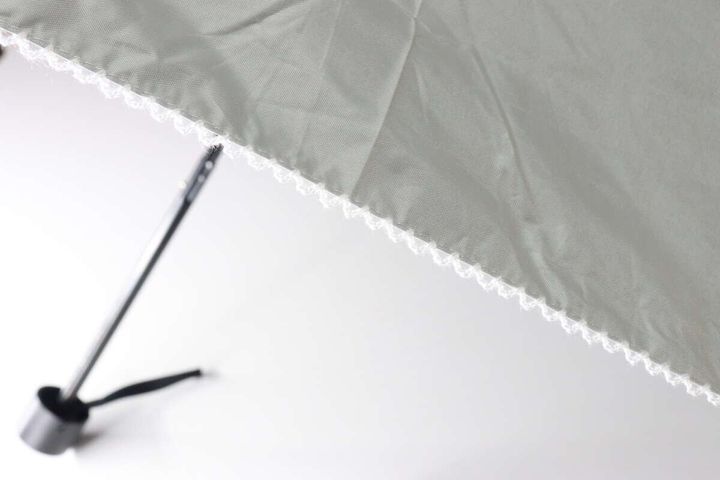 ダイソーの遮光折りたたみ傘（ピコレース）のレース