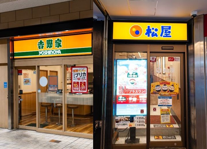 吉野家ホールディングスと松屋フーズホールディングスがラーメン事業を強化している