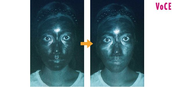 オルビス 薄れた部分が、やや目立った