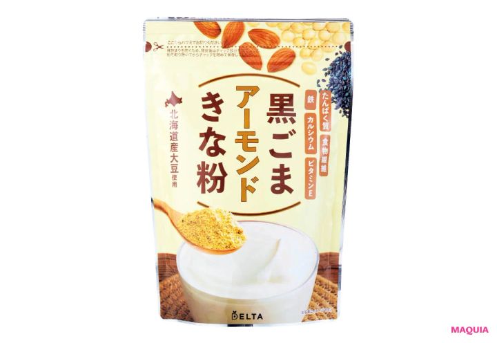 石井美保さんおすすめのインナーケアアイテム DELTA 黒ごまアーモンドきな粉 