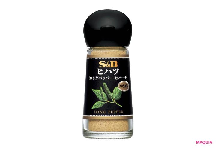 石井美保さんおすすめのインナーケアアイテム S＆B ヒハツ（パウダー）