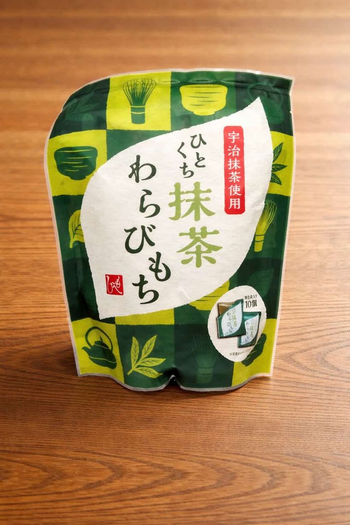 カルディ「ひとくち抹茶わらびもち」
