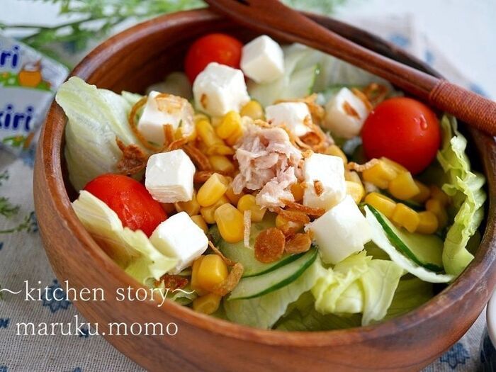 ４．サラダのトッピングにも♬