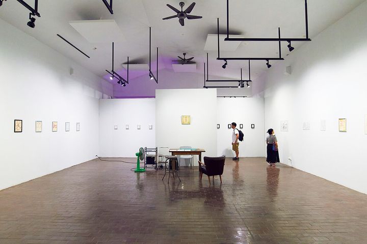 チェンマイ〈ドリーム・スペース・ギャラリー〉企画展のスペース