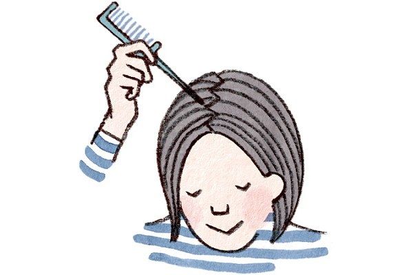 【1分スタイリング4】分け目をジグザグにするとふさふさに見える