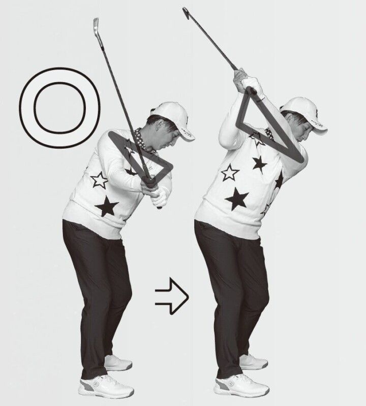 三角形をキープしなくてもいい⁉正しいスイングをツアーコーチが解説