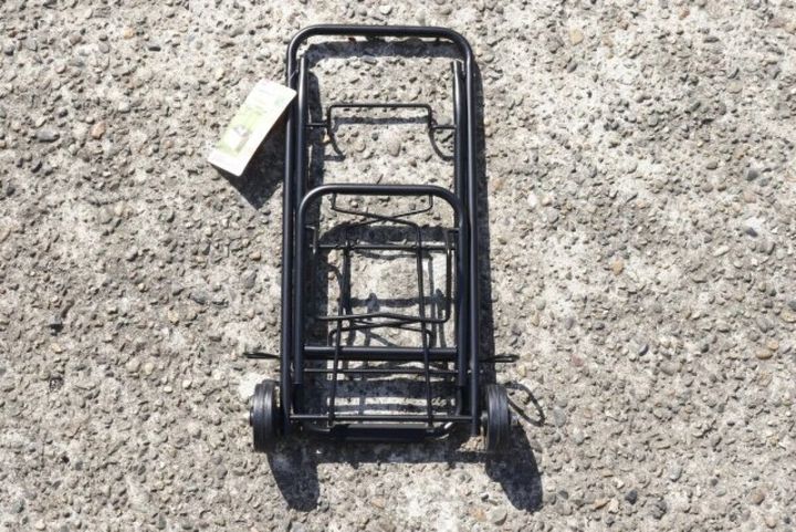 ダイソー 折り畳みキャリー キャンプ