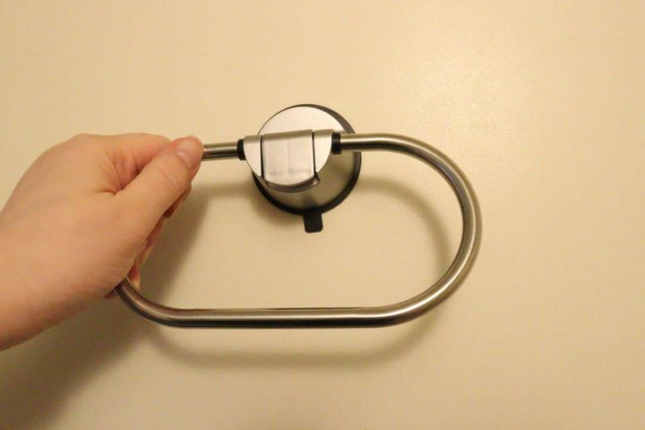 ダイソー ステンレスタオルリング（ジェル吸盤） 強力