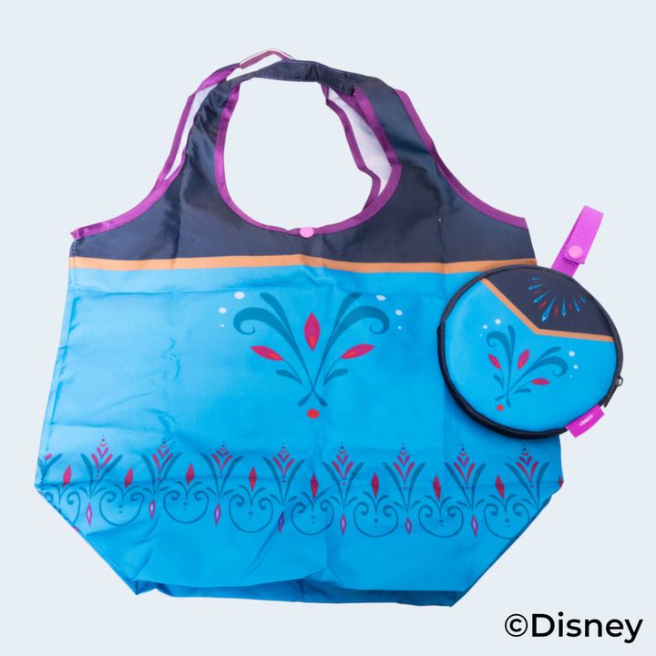 KBS42P ポーチ付ショッピングエコバッグ（エルサ/ドレス）