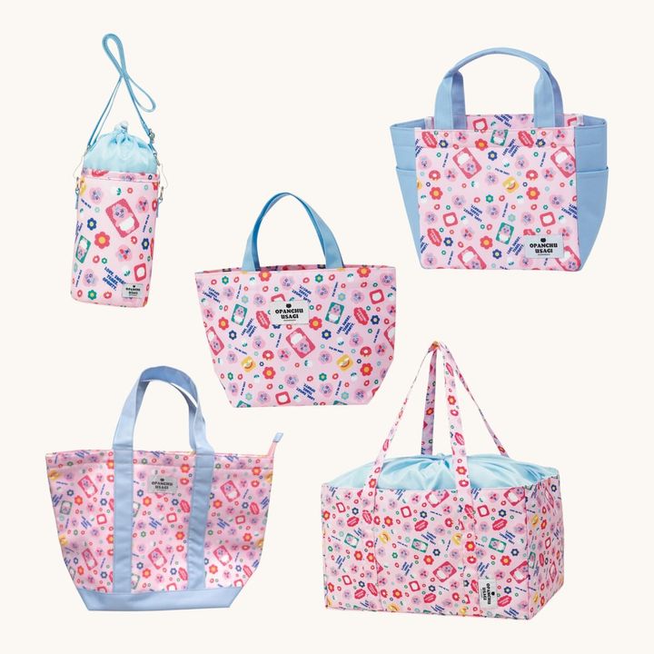 スケーター「おぱんちゅうさぎ」保冷機能付きバッグ＆ケース