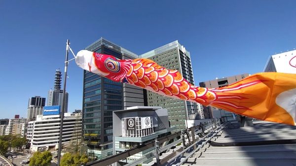 【愛知県名古屋市】「中部電力 MIRAI TOWER」4階屋根上に「鯉のぼり」を掲出！22年振りの復活