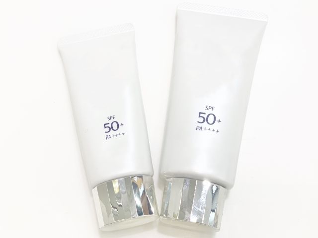 同じ種類の日焼け止め2本