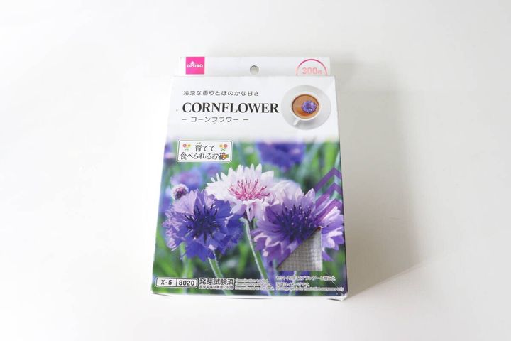 ダイソー 栽培セット コーンフラワー パッケージ