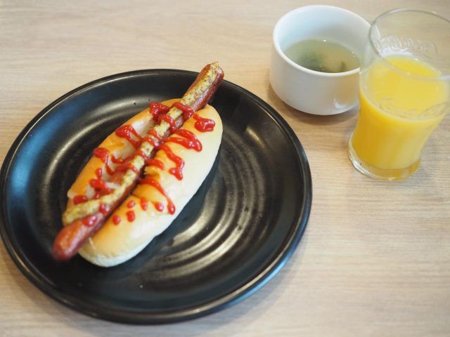 ガストのホットドッグ