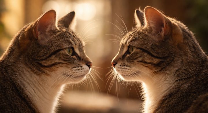 猫は「AIでしか見えない速さ」で互いの表情をコピーし合うことが判明――表情の真似っこに隠れた文法