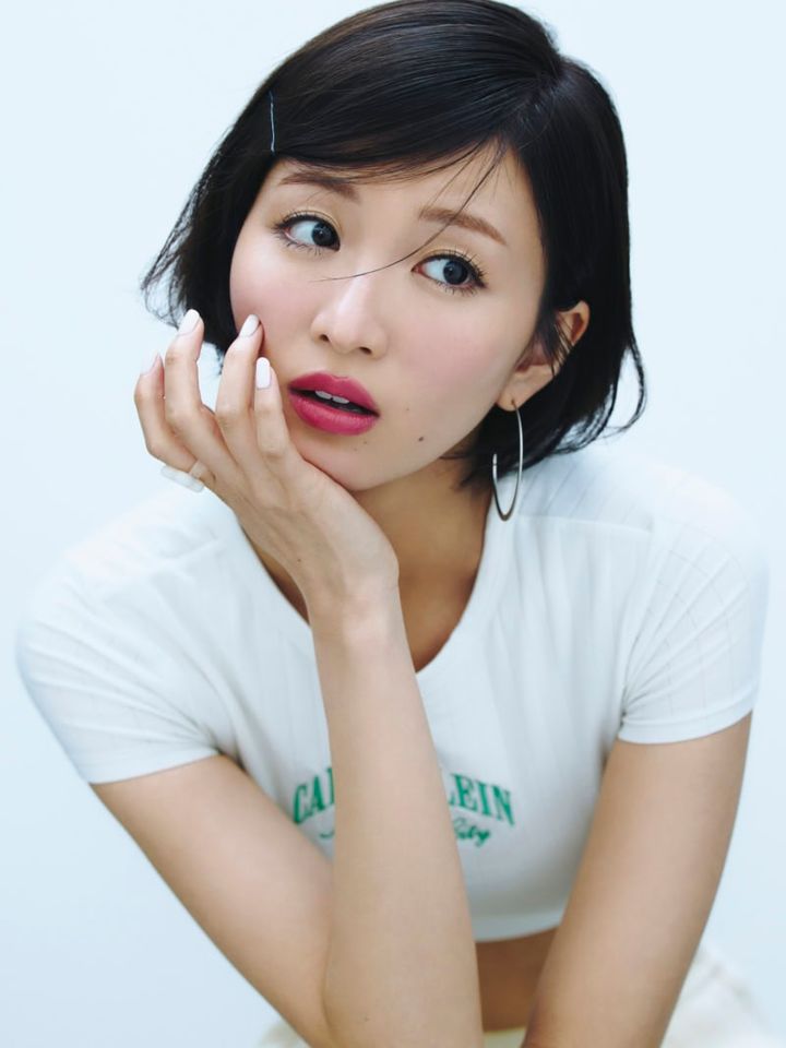 ヴィセ ネンマクフェイク ルージュ Ⅱ RO650が 主役のメイク モデル＝岡崎紗絵