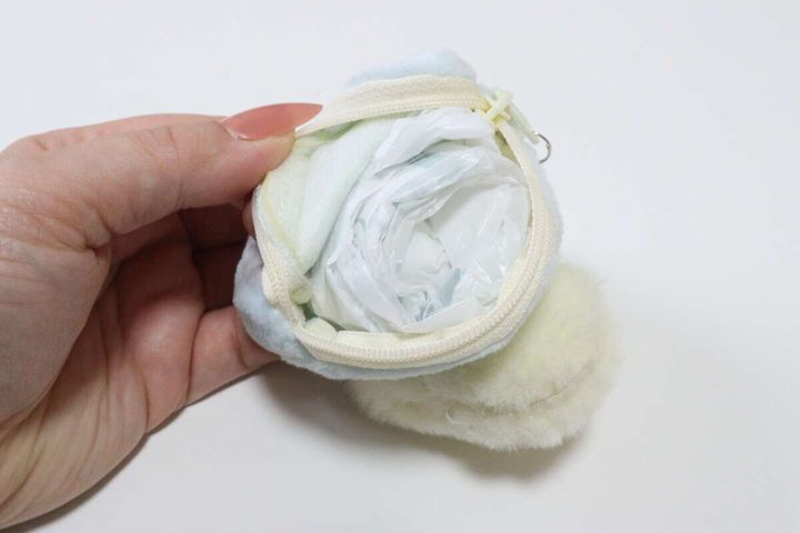 円形ポーチ（ひよこ） 活用例