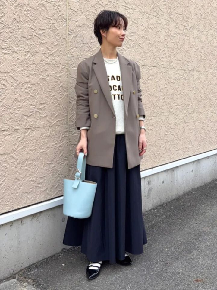 スウェットとスカートのコーデ5