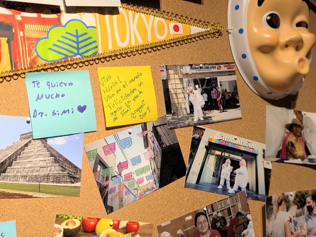 Dr. Simi TOKYO 1F コルクボード Te quiero mucho