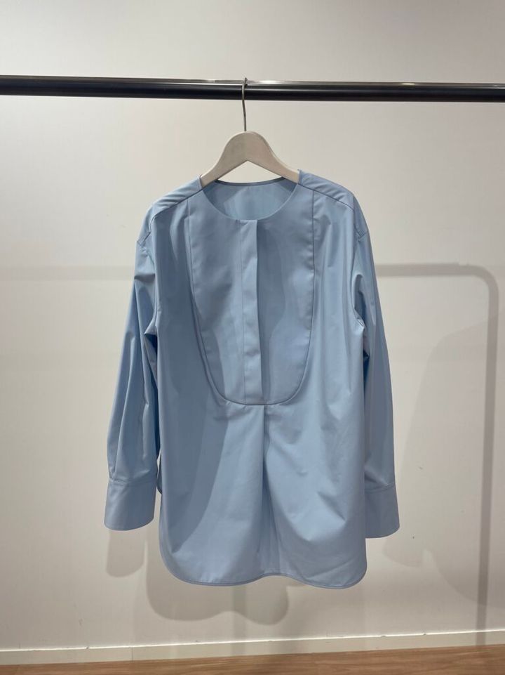 タイプライターブザムシャツ（63 BLUE）