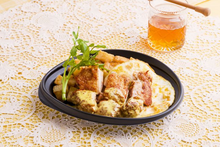 ハニーマスタードチキン＆エッグス（テイクアウト）