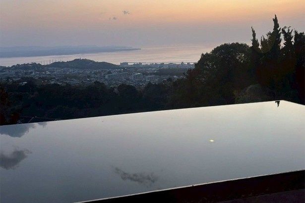 別府を一望する高台でプライベート温泉を満喫 画像提供：SEKIYA RESORT GALLERIA MIDOBARU