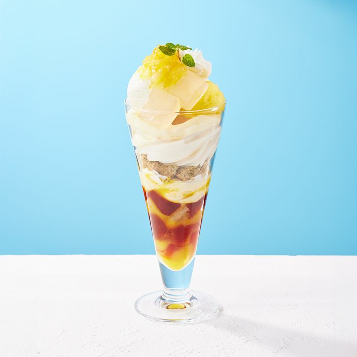 はちみつレモンのレアチーズパフェ