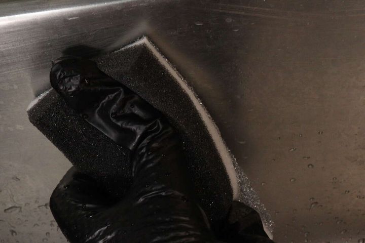 ダイソー シンク洗いスポンジ 使用例